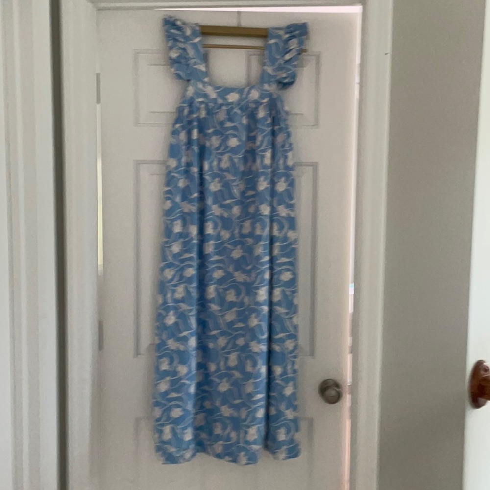 A New Day Boutique Maxi Light Blue Maxi Dress Size S